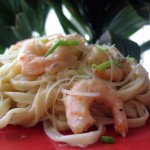 Креветки Альфредо с тальятелле Креветки Альфредо с тальятелле