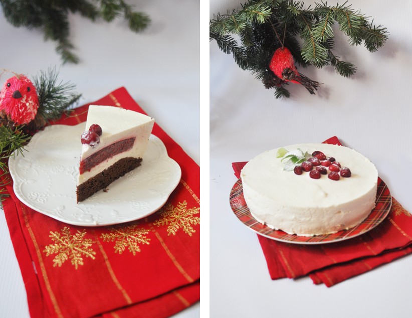 Торт-мусс Морозная ягода